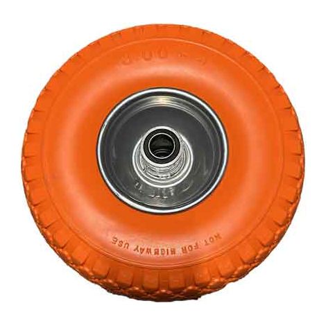 RUOTA IN POLIURETANO PER CARRELLI CON DISCO IN ACCIAIO IDEAL STAR 260x85 mm - portata 120 kg - IDEAL STAR