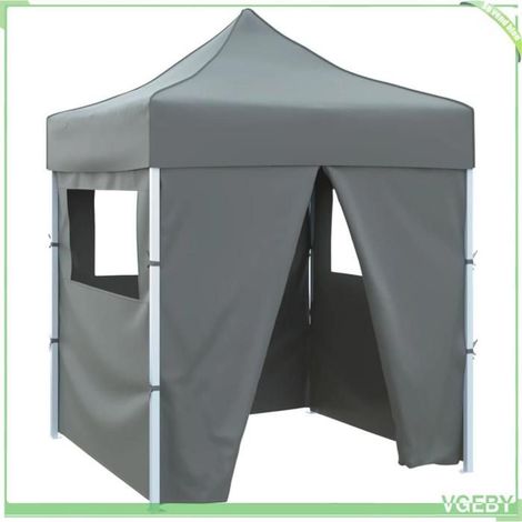 Tente de réception pliable - FAFEICY - 48885 - 2x2 m (H 3,15 m) - Toit Oxford 600D PVC - 4 parois avec fenêtres (1/5)