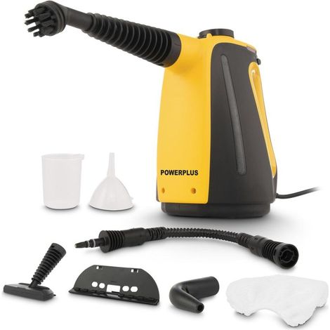 Limpiadora vapor portátil 1350 w, 550 ml, con accesorios