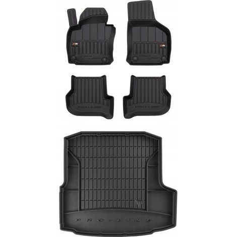 SET alfombrillas goma 3D Skoda Octavia 2 Sedan 2004-2013 (1/5)