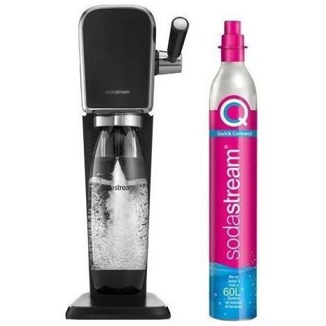 Sodastream ART máquina de gasificar elegante en acero negro