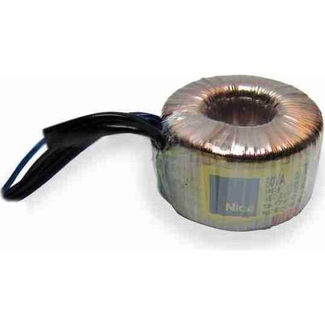 Transformador toroidal TRA122R02.1025 230V 0-24-32V 280Va SPIN 30 31 Pieza de repuesto NICE TRA122R02.1025