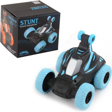 Voiture électrique acrobatique à 360° avec lumières et musique - Véhicule acrobatique universel à roulettes automatiques pour enfants (1/5)