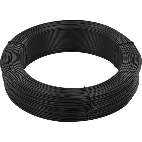 Fil de liaison de clôture 250 m 1,4/2 mm Acier Anthracite 84854 (1/2)