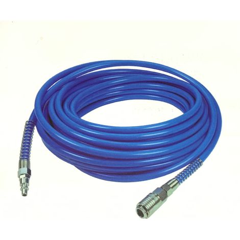 Tubo in poliuretano dritto con raccordi a innesto e rubinetto 7.5x10 100 metri - 37571RAC