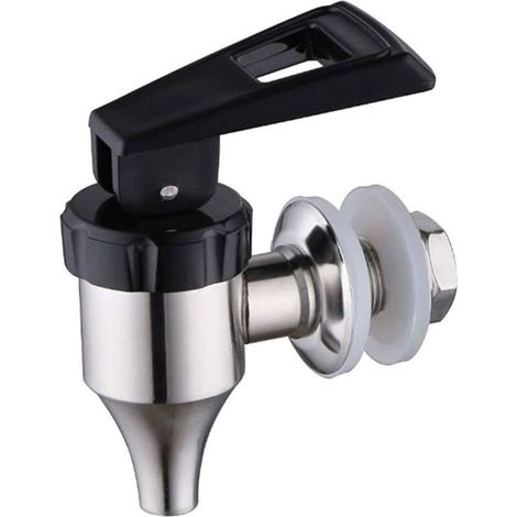 Rubinetto di ricambio in acciaio inox 304 per bevande fredde o dispenser di vino, per uso domestico e per feste - Crezuo