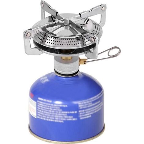 Réchaud de camping Tbest - Mini réchauds portables - Cuisinière à gaz extérieure pliante - Pique-nique (1/3)