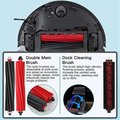 Set da 14 pezzi comprendente spazzola, panno, sacchetto raccoglipolvere e filtro per l'aspirapolvere Roborock S8 MaxV Ultra - accessori e ricambi (1/5)
