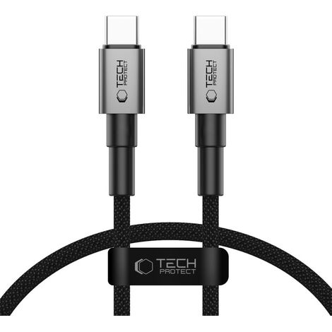 Cable UltraBoost DNA USB-C PD de 60 W y 3 A, 25 cm - Gris (1/5)
