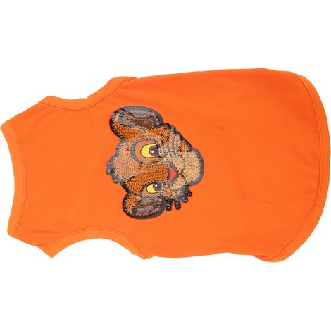 Vêtements pour chiens en coton avec outils de peinture diamant en résine à faire soi-même pour chiots - Orange M (1/5)