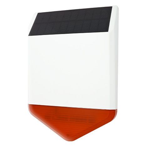 Sedea – Sirène d'alarme extérieure solaire 105 dB – Autonome et sans fil – Installation simple – Portée 100m – Compatible Securizy Home 4G (1/5)