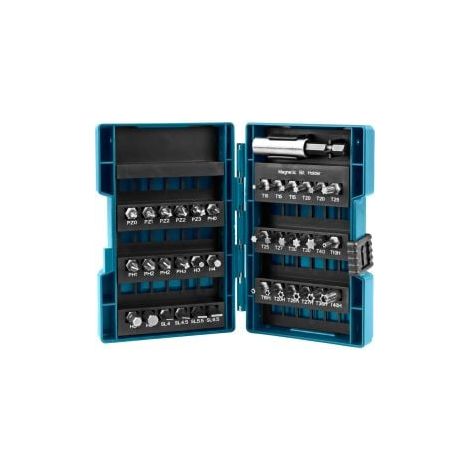 Makita 10x B-28606 Bit-Box Set di inserti per avvitatore 37 pezzi B-28606-10