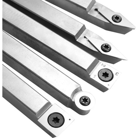 Outil de tournage sur bois en acier allié, outil de coupe à plaquettes carbure, manche en alliage d'aluminium, outil de travail du bois
