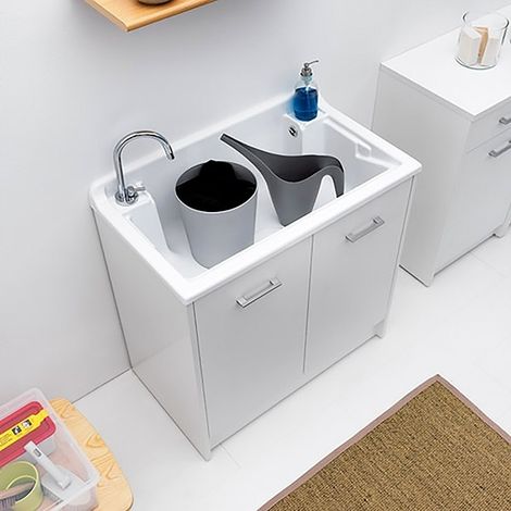 Lavapanni Domestica 80x45 completo bianco di Colavene (1/7)