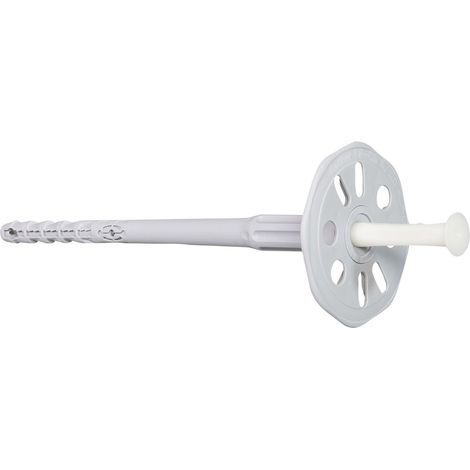 Fischer – Cheville d'isolation 168mm pour béton et maçonnerie – Fixation rapide avec clou renforcé – Boite de 100 – 548730