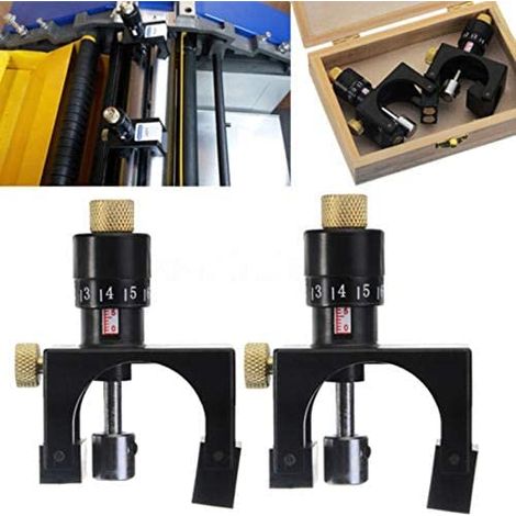 2 x Adjustable Planer Blade Cutter Calibrator Installs Peck Gauge Carpentry Tool (1/5)