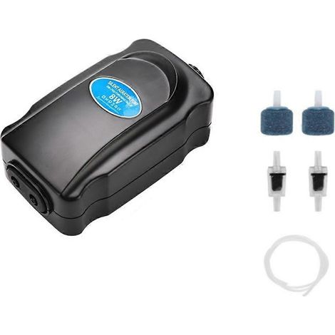 Kit de mini pompe à air pour aquarium, compatible avec les petits aquariums, puissance 8W, compatible avec les aquariums américains. (1/5)