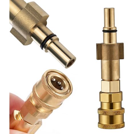 Adattatore / adattatore per idropulitrice Bosch nuovo tipo / Black&Decker / Makita / Stanley per attacco rapido (QC) 1/4"