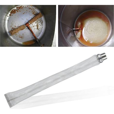 1/2-Zoll-NPT-Edelstahl-Bierfiltersieb für Heimbraukessel und Maischebottich (12 Zoll) (1/5)