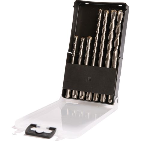 Bohrer-Satz SDS-plus mit 4 Fräsern - 7-teilig - Pro Set