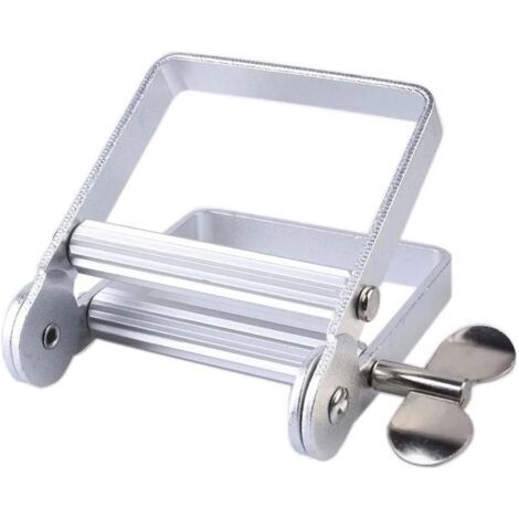 extrudeuse de pâte d'aluminium - outil d'extrusion -Convient pour le dentifrice, la moutarde, la peinture -argent