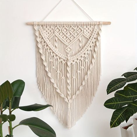 Arazzo da parete in stile bohémien, tessuto a mano, ideale per la decorazione d'interni. (1/5)