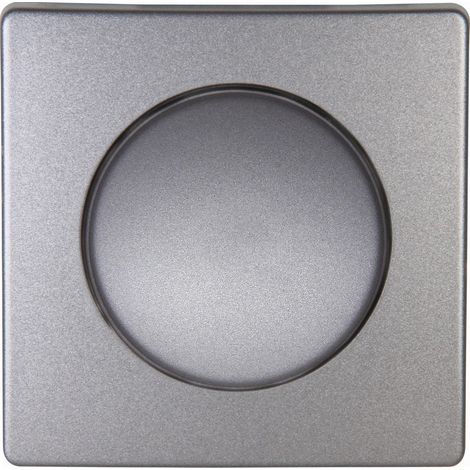 Kopp Abdeckung Venedig für Druck- Wechseldimmer, platin, 493343187 Kopp