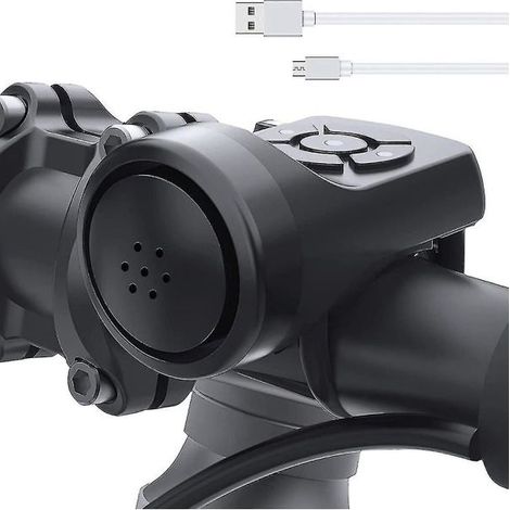Klaxon électrique pour vélo, sonnette électronique pour vélo, klaxon de vélo de 140 dB (1/5)