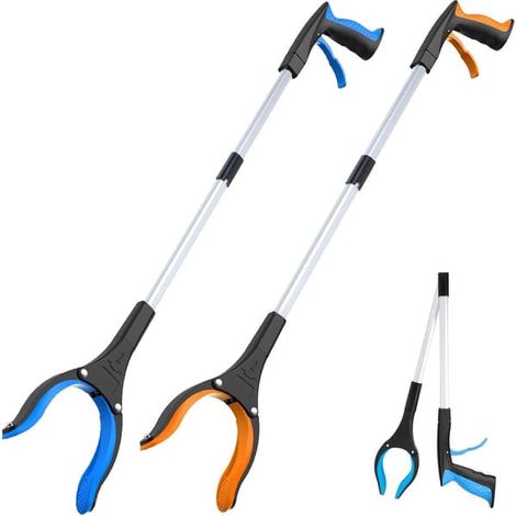 Pince à benne basculante - Pince à benne basculante pliable extra longue de 81 cm (32 pouces) - Pince à benne basculante robuste, pour personnes âgées, poubelle (1/5)