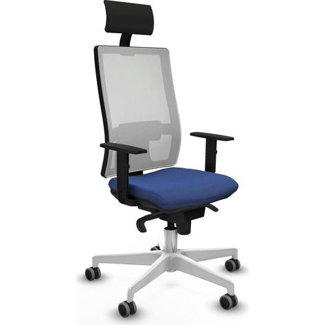 Piqueras y Crespo Horna Chaise de bureau bleu marine (1/3)
