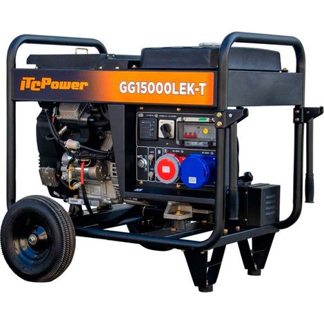 Groupe électrogène GG15000LEKT 10 KW (230V) - 13.5 Kva (400v)