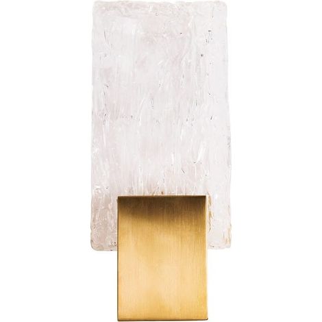 Applique Vetro oro spazzolato cristallo LED 3W Maxlight (1/3)