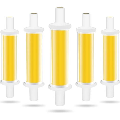 R7S 78-mm-LED-Lampe, 4,2 W (entspricht einer 50-W-Halogenlampe), kaltweißes Licht (6000 K, 600 lm), COB-LED-Röhre R7