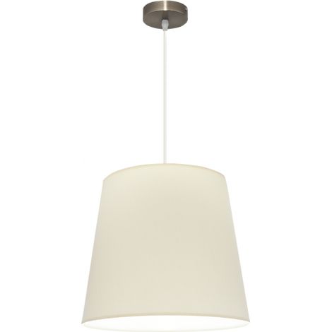 Lampara Colgante Maldivas 1xe27 Cuero/beis Reg.40d de FABRILAMP.