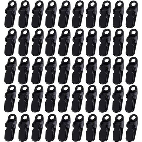 Clip per teloni, clip antivento per tende da sole, chiusure a scatto in plastica, clip a coccodrillo in plastica, clip a coccodrillo (1/5)