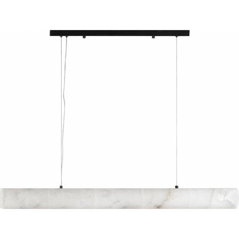 Suspension en albâtre et métal naturel noir - Naturel et noir (1/5)