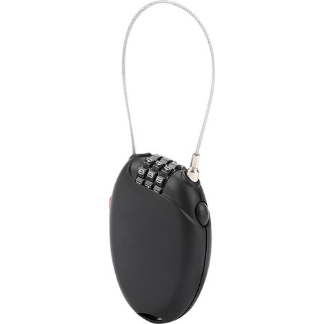 Câble Anti-Vol Vélo Mini avec Serrure à Code pour Casque et Accessoires