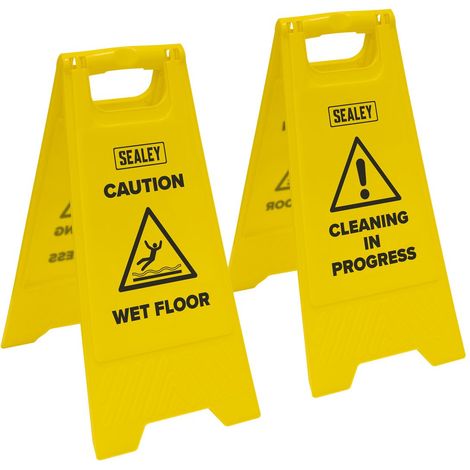 Sealey BM120 Wet Floor Signs - Pack of 2 (1/5)