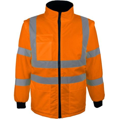 Blouson gilet transformable haute visibilité Singer Safety Orange 3XL. (1/4)