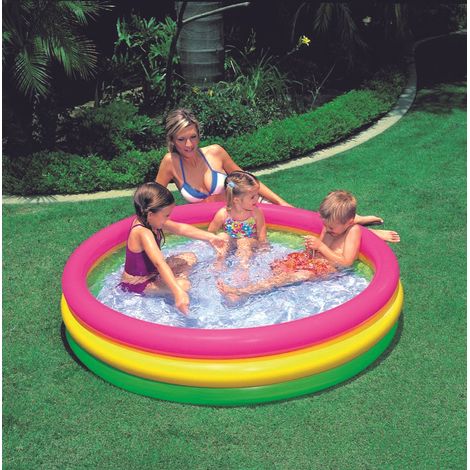 Intex PISCINA TONDA 3 ANELLI  cm. 114x25 h (lt. 131) 2.00 pz