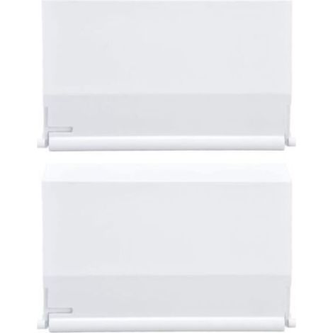 2 Pièces Volet de Skimmer Piscine, 19.5 x 14 cm Piscine Filtre écumoire Porte Déversoir pour Skimmer, Déflecteur de Déversoir de Porte de Piscine, Piscine écumoire Clapet Porte pour Piscine