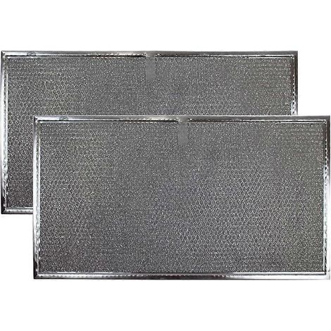 Filtre de rechange en aluminium pour hotte aspirante Whirlpool Y706012 (remplace la référence 706012) - Lot de 2 (1/5)