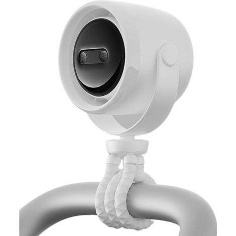 Ventilateur silencieux pour poussette avec batterie de 20 000 mAh, 100 niveaux de vitesse, trépied flexible à clipser, aromathérapie et lumière LED, alimentation USB et batterie pour une utilisation (1/5)