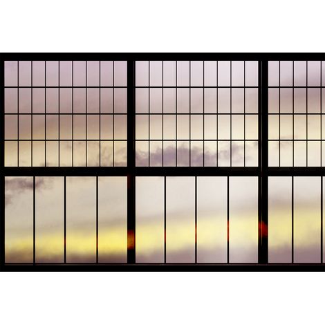 Papier peint panoramique élégant pour bureau Tapisserie panoramique ciel original Papier peint panoramique coucher de soleil pour salon (1/3)