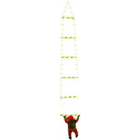 Guirlande Lumineuse Échelle Noël - LED Blanc Chaud - 3 M - 8 Modes - Fonction Minuterie et Mémoire - Étanche IP44 - Pour Décoration Intérieure et Extérieure - 1 Pièce (1/5)