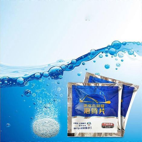 Essuie-glaces solides pour voiture, nettoyant pour pare-brise et vitres, liquide lave-glace effervescent, accessoires auto (1/5)