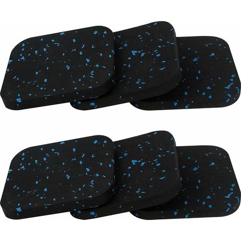 Tapis Anti Vibration Machine a Laver, Tapis Machine à Laver Anti Vibration Patin Anti Vibration Lave Linge en Caoutchouc pour Tapis Roulant, Sèche-Linge et Machine à Laver(6Pcs 10 x 10 cm) (1/5)