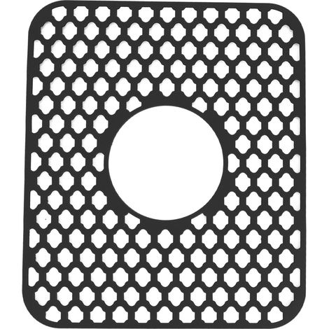 1 PCS Protecteur d'évier de Cuisine, Tapis d'évier en Silicone antidérapant, Grille résistante à la Chaleur, pour Fond d'évier Central (1/5)