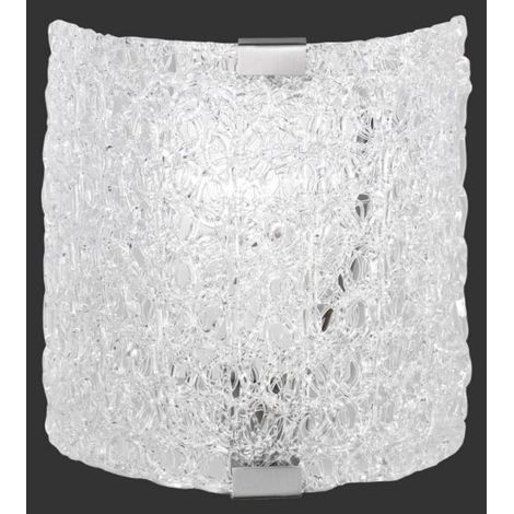 Applique murale SWEETY Trio blanc/argent E14 20cm IP20