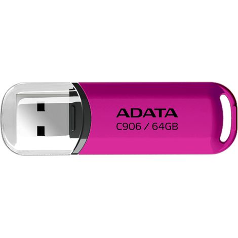 Chiavetta USB Adata C906 da 64 GB di colore rosa (1/2)